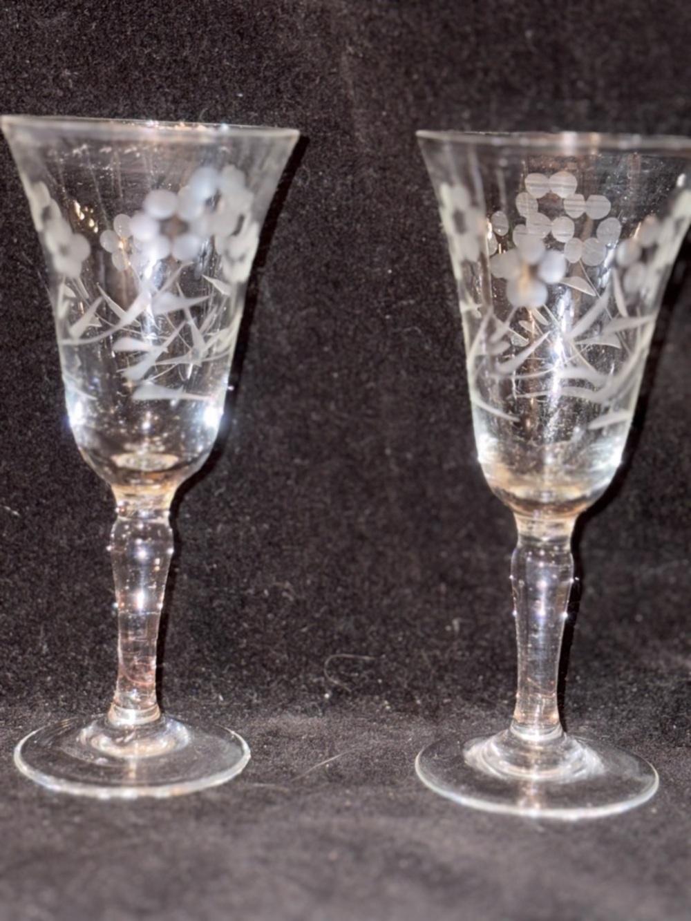 Radio Glass Cordial Glasses from Japan. 
- Set of 2